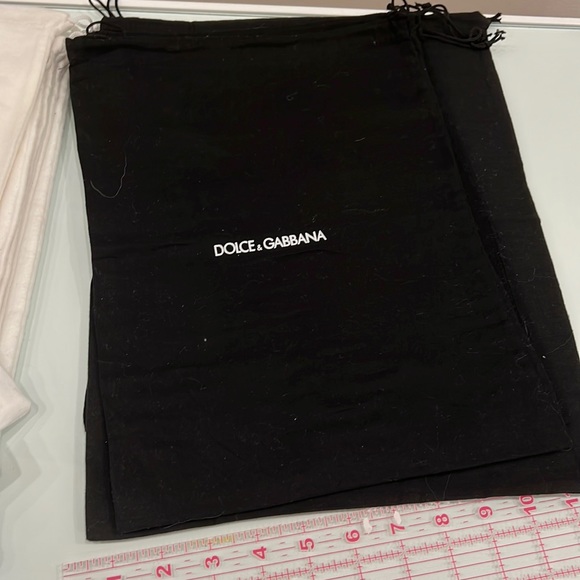 Dolce and Gabbana black dust bags- sold individually NOT AS PAIR - Picture 1 of 3